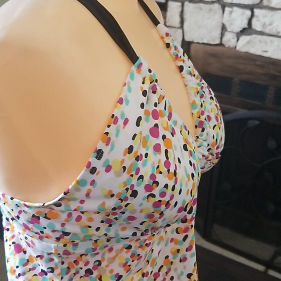 NWT Tankini Top White and color - Picture 3 of 10